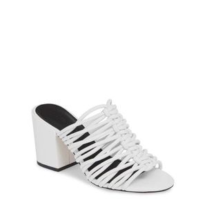 NWOB Rebecca Minkoff Calanthe Knot Block Heels 7